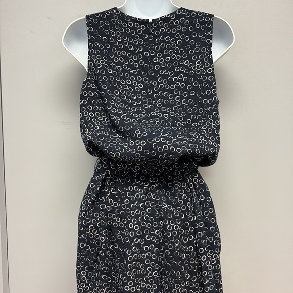 NWT Talbots Navy and White Cropped Jumpsuit Size 2P - Picture 5 of 11